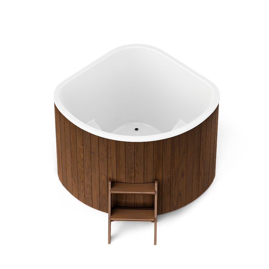 Купель PolarSpa Corner термососна 160 (темный)