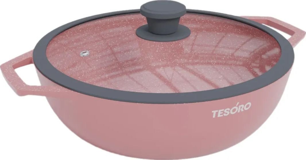 Жаровня Tesoro Florence Induction Total Pink TF6530tpi