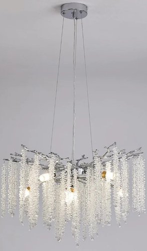 Подвесная люстра Estares Roxana 65 E14х8 R-600x1200-CHROME/CRYSTAL-220-IP20