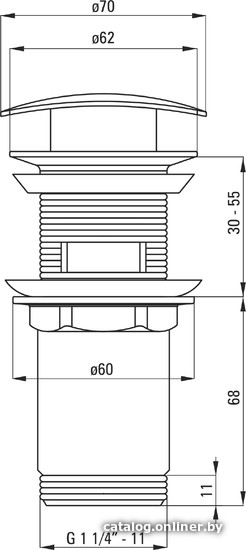 Донный клапан Deante NHC 011U