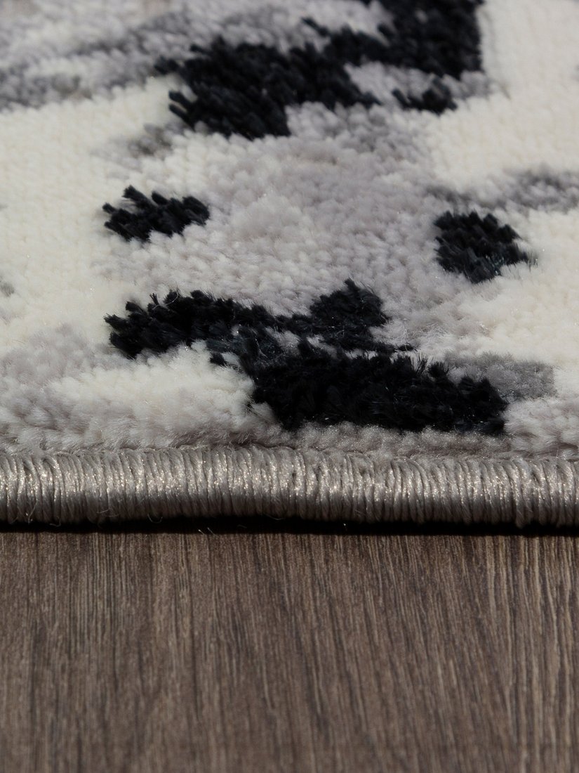 Ковер для жилой комнаты Merinos Palermo F284-OVAL-DARK GRAY (2х2.9)