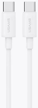 Кабель Usams US-SJ711 USB Type-C - USB Type-C (1 м, белый)