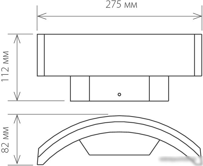 Бра Elektrostandard 1671 Techno LED Asteria D (черный)