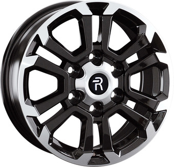 Литые диски Replay TY352 16x7" 6x139.7мм DIA 106.1мм ET 30мм BKF