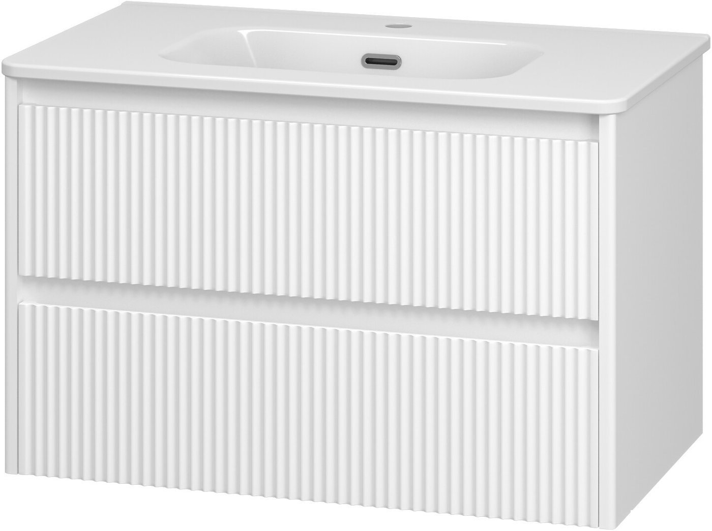 Brevita Тумба с умывальником Riva 80 RIV-07080-0102Я+B-OND080-01