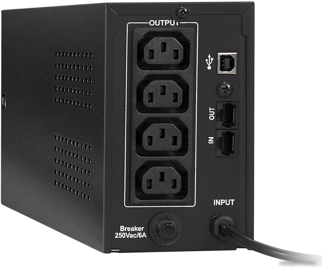 Источник бесперебойного питания ExeGate SpecialPro Smart LLB-800.LCD.AVR.C13.RJ.USB