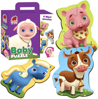 Мозаика/пазл Roter Kafer Baby puzzle Maxi Ферма RK1210-01