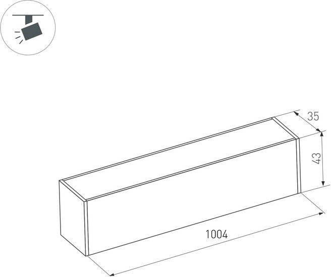 Линейный светильник Arlight MAG-FLAT-45-L1005-30W Day4000 026963