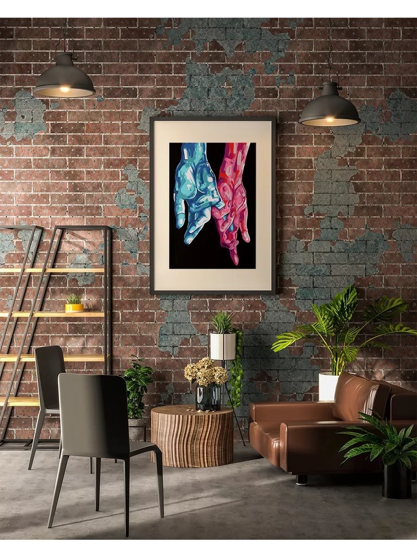 Картина по номерам PaintLine Руки PL-00158