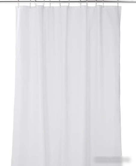 Шторка-занавеска для ванны Home One Linen 180x200 412877 (белый)