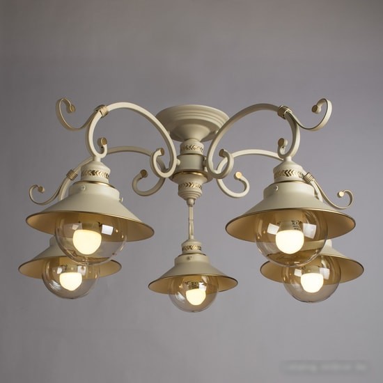 Люстра средней высоты Arte Lamp Grazioso A4577PL-5WG