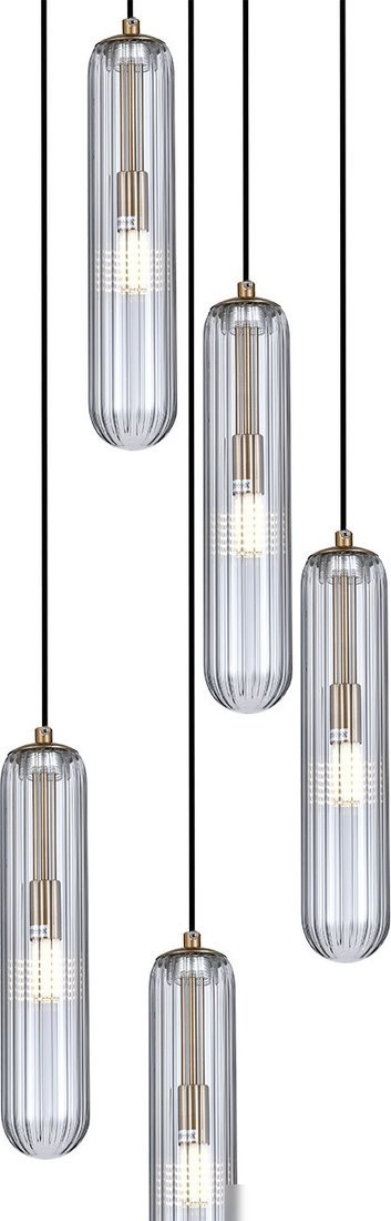 Подвесная люстра Escada 160001/5P G9x5W Brass ES0000012