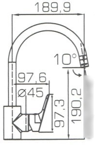 Смеситель Bravat Drop F74898C-1