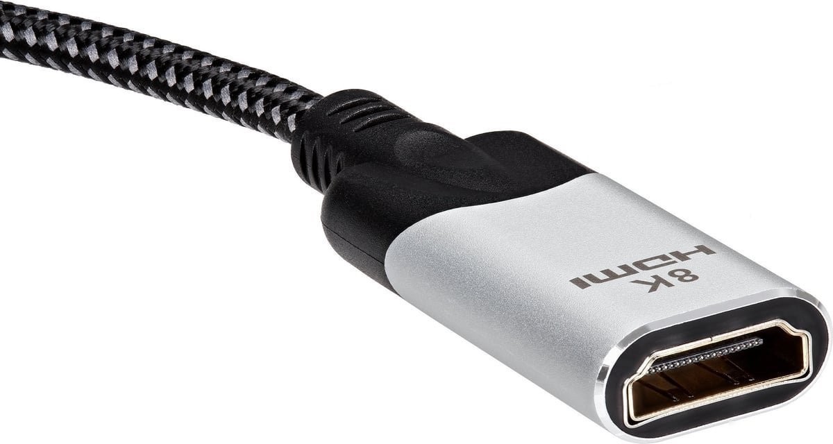 Адаптер VCOM CG6218M-0.15 DisplayPort - HDMI (nan м, черный/серый)