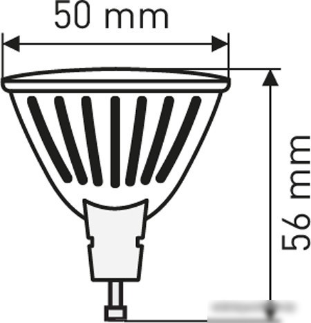 Светодиодная лампа ЭРА ECO LED MR16 GU10 7 Вт 2700 К Б0040874