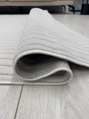 Ковер для жилой комнаты Radjab Carpet Сканди Сизаль Прямоугольник 10980A 13058RK (3x4, Cream/Cream)