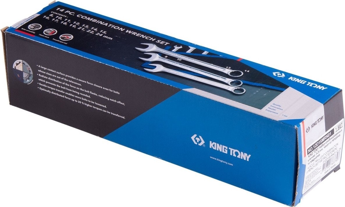 Набор ключей King Tony 12D15MRN01 (14 предметов)