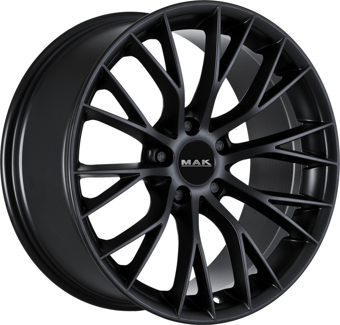 Литые диски MAK Munchen 18x8" 5x108мм DIA 63.4мм ET 42мм Matt Black