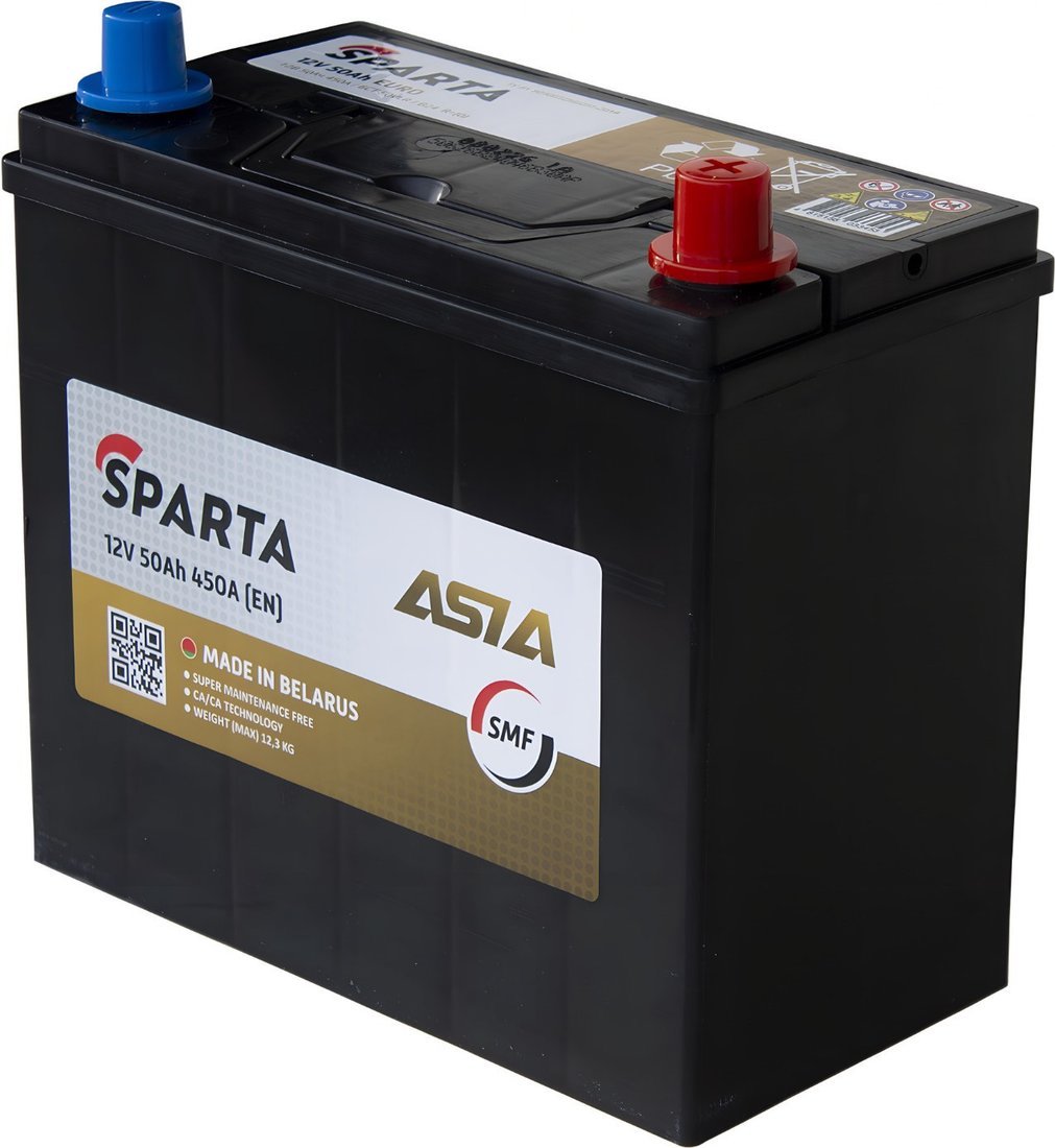 Автомобильный аккумулятор Sparta Asia L+ рус (50 А·ч)