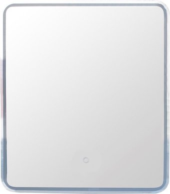 Symbolite Шкаф с зеркалом для ванной Каре 50x80 левое (с подсветкой, сенсор на зеркале)