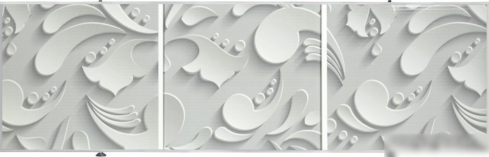 Фронтальный экран под ванну Comfort Alumin Ажур 3D 1.5