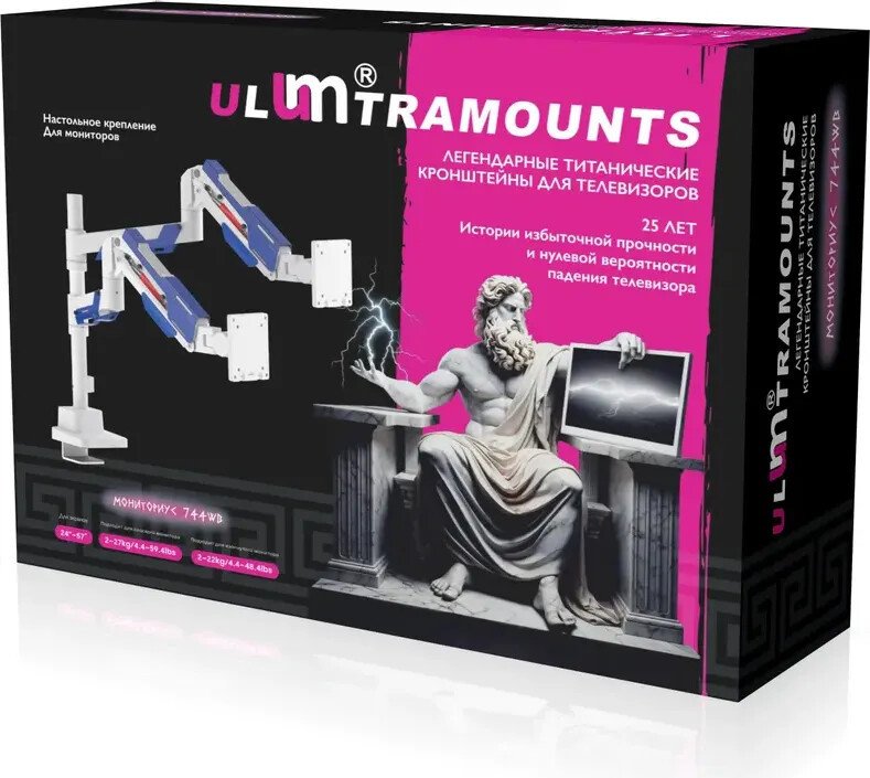 Кронштейн для монитора Ultramounts UM744WB