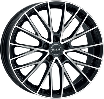 Литые диски MAK Speciale 22x10" 5x112мм DIA 66.6мм ET 37мм Black Mirror