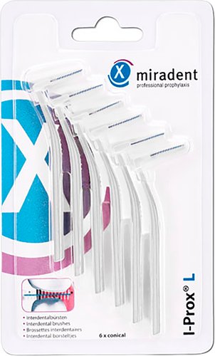 Межзубные ершики Miradent I-Prox 630212 (6 шт, белый)