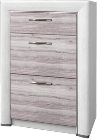 Комод Anrex Olivia 3S/56 (вудлайн кремовый/дуб анкона)