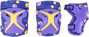Комплект защиты Tech Team Safe Fit Kids 3.0 NN011981 (S, фиолетовый)