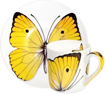 Чашка Taitu Freedom Butterfly 1-891-A (желтый)
