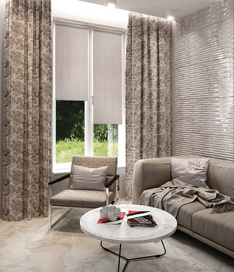 Рулонные шторы Legrand Ривера 57x175 (миндаль)