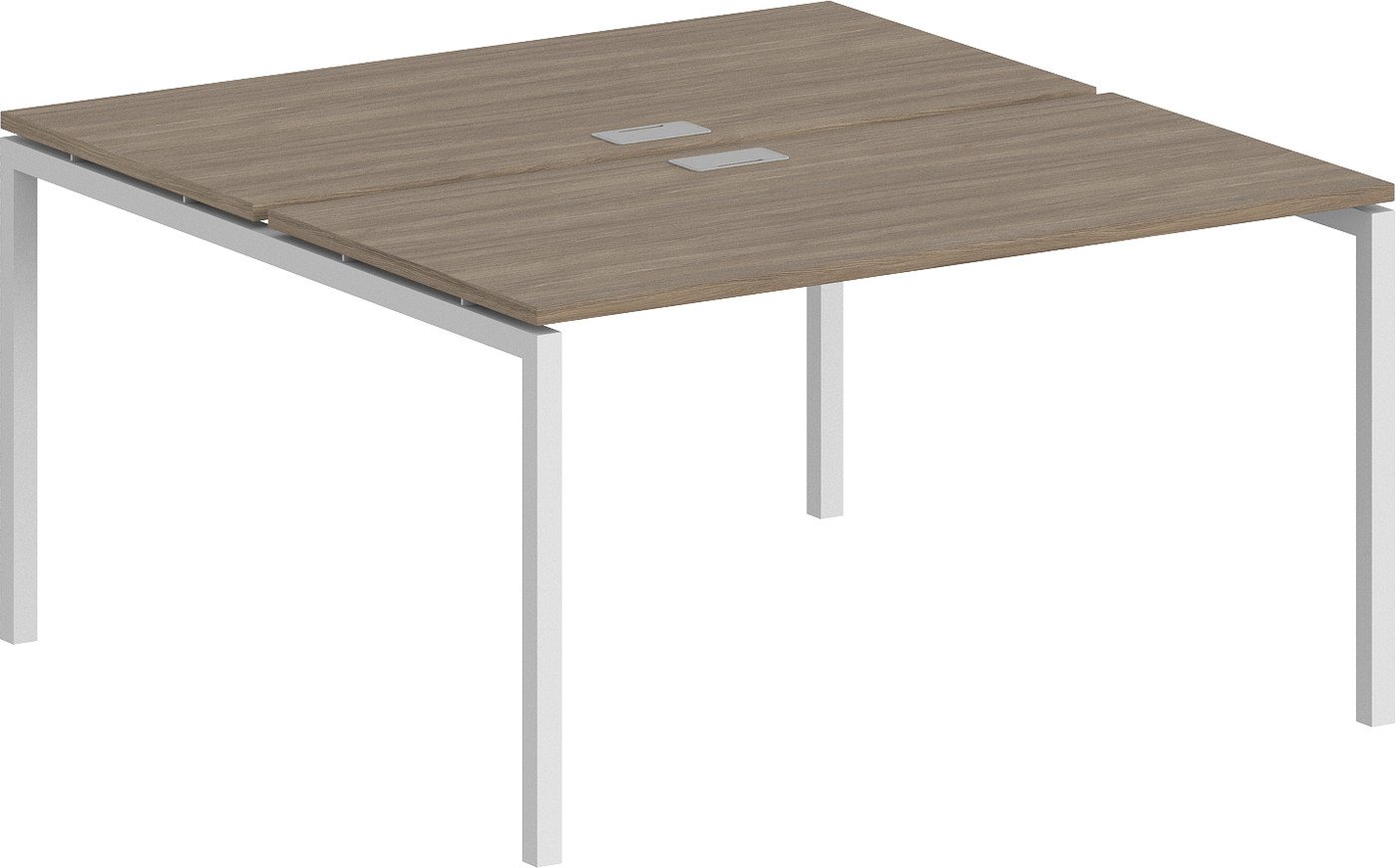 Стол Norden 140x143.8x75 SG.245.OD.44.WH (белый/дуб темный)
