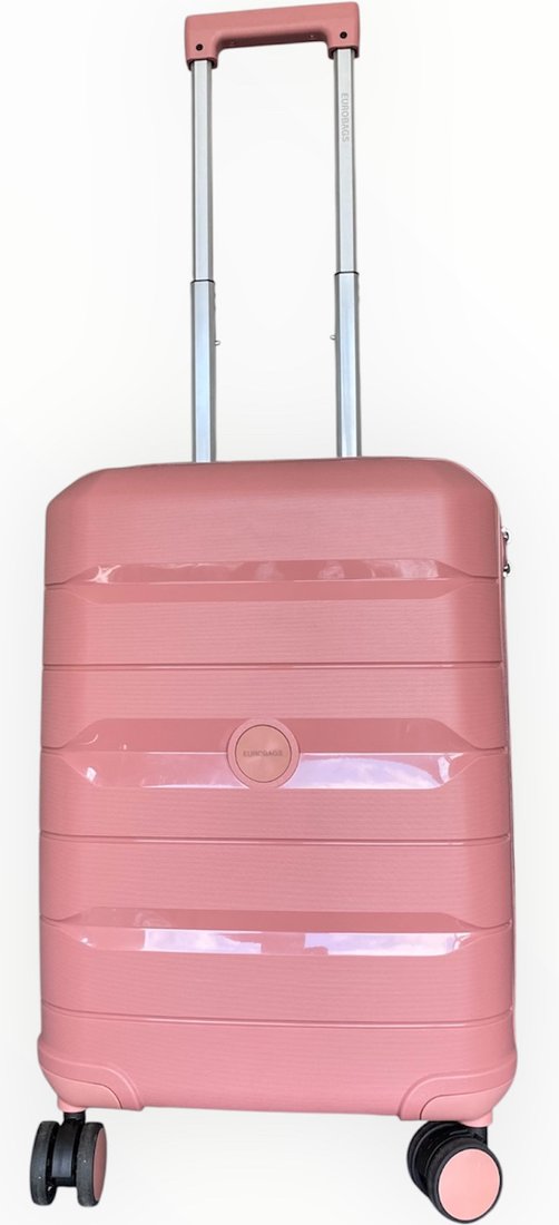 Чемодан-спиннер Eurobags PP-N95 (S, розовый)
