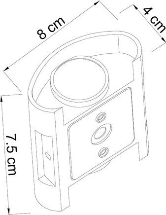 Уличный настенный светильник Arte Lamp Bosto A3122AL-2BK