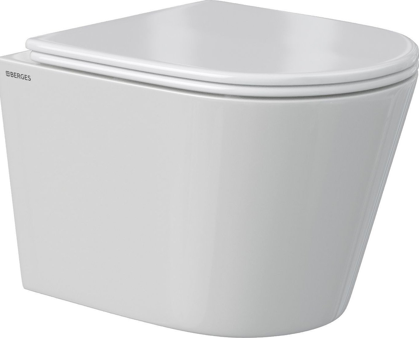 Унитаз подвесной Berges Wasserhaus Vita Rimless 043380 (с сиденьем)