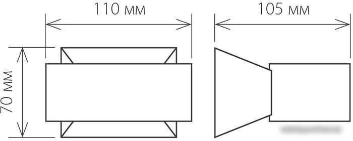 Бра Elektrostandard 1549 Techno LED Blinc (белый)