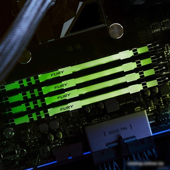 Оперативная память Kingston FURY Beast RGB 2x8ГБ DDR4 3200МГц KF432C16BB2AK2/16