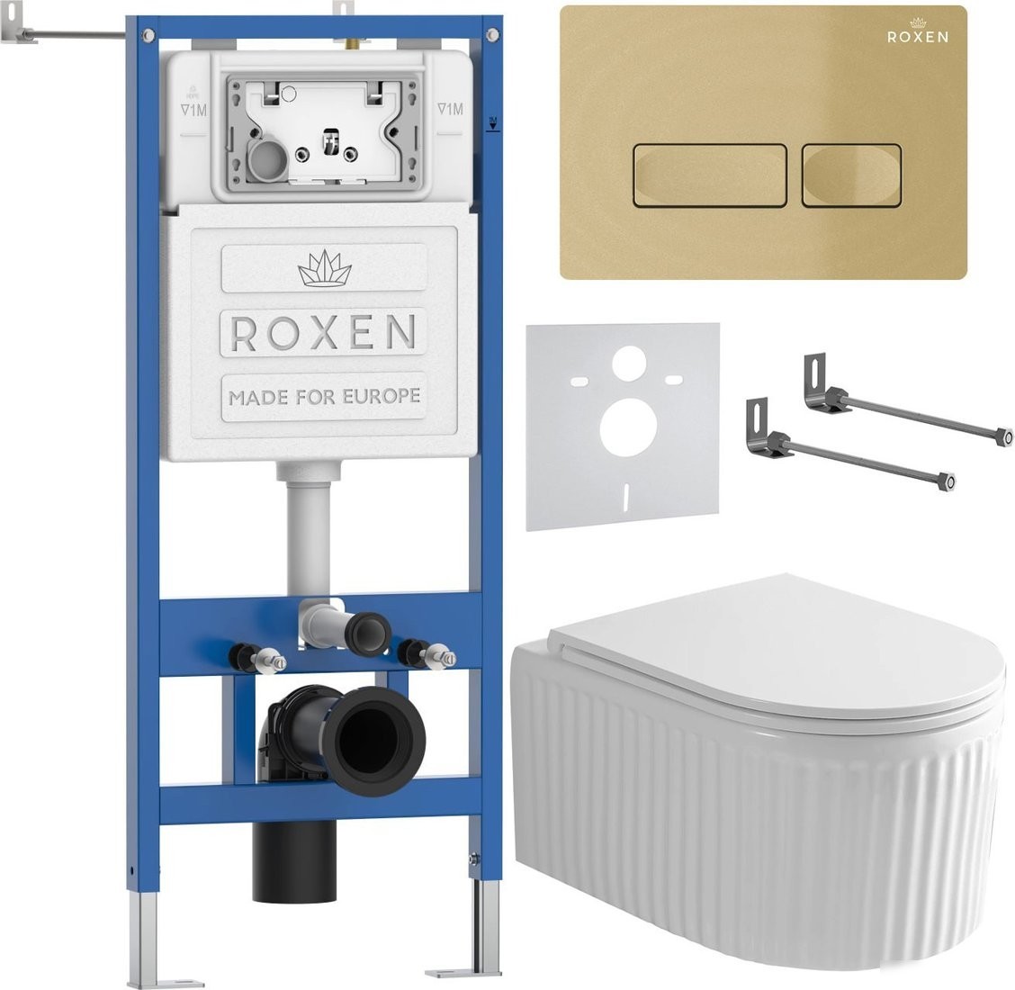 Унитаз подвесной Roxen StounFix Dual Fresh 968227
