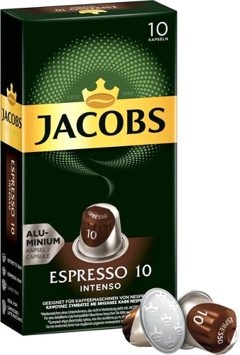 Кофе в капсулах Jacobs Espresso 10 Intenso 10 шт
