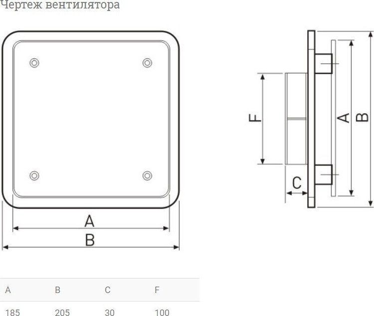 Вентиляционная решетка Soler&Palau BDOP-100 5209225800