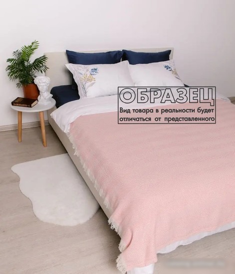 Плед Bambim Home 200х220 (пудра)
