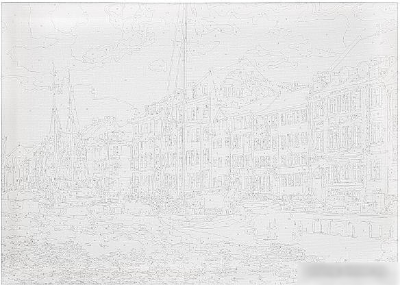 Картина по номерам MultiArt Домики CANV30X40-MULTI26