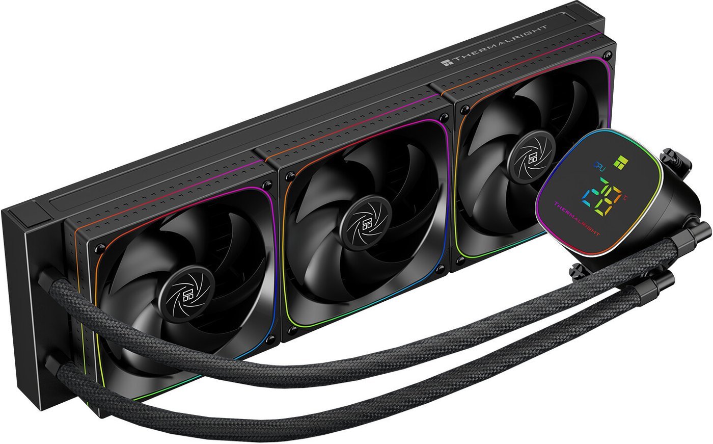Система жидкостного охлаждения для процессора Thermalright Frozen Horizon 360 Digital ARGB (черный)
