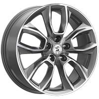 Литые диски K&K KP001-04 18x7" 5x114.3мм DIA 66.1мм ET 45мм Diamond Gloss Graphite