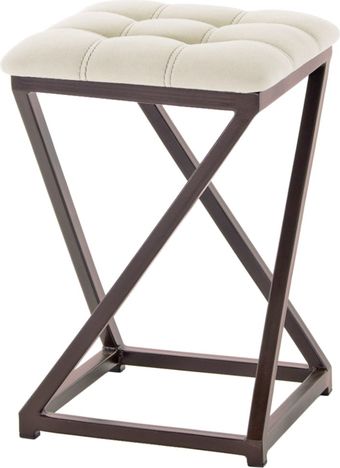 Табурет AMC Comfort 8К2.3 (кожзам, бежевый/коричневый)