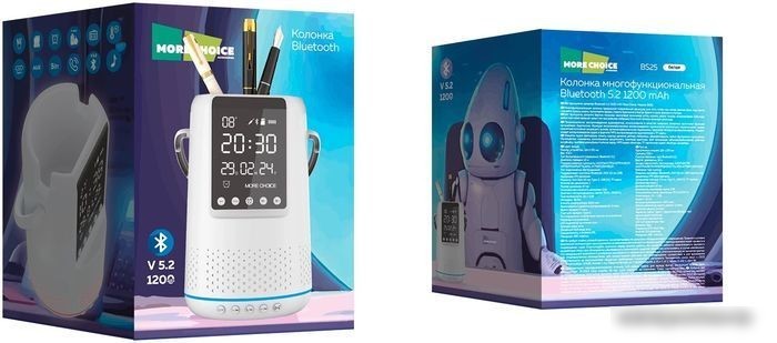 Беспроводная колонка More Choice BS25 (белый)
