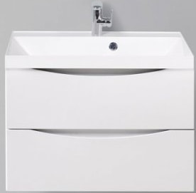 BelBagno Тумба под умывальник Marino-700-2C-SO-BL-P (bianco lucido)