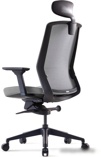 Кресло Bestuhl J1 Black Pl с подголовником (серый)