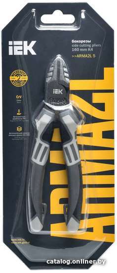 Кусачки боковые (бокорезы) IEK A2L5-PC10-K4-160